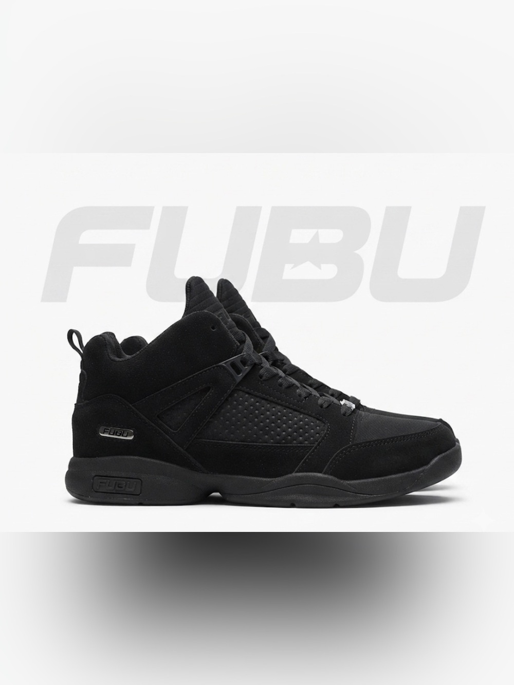 New authentic Fubu men’s designer sneakers sz 11 display